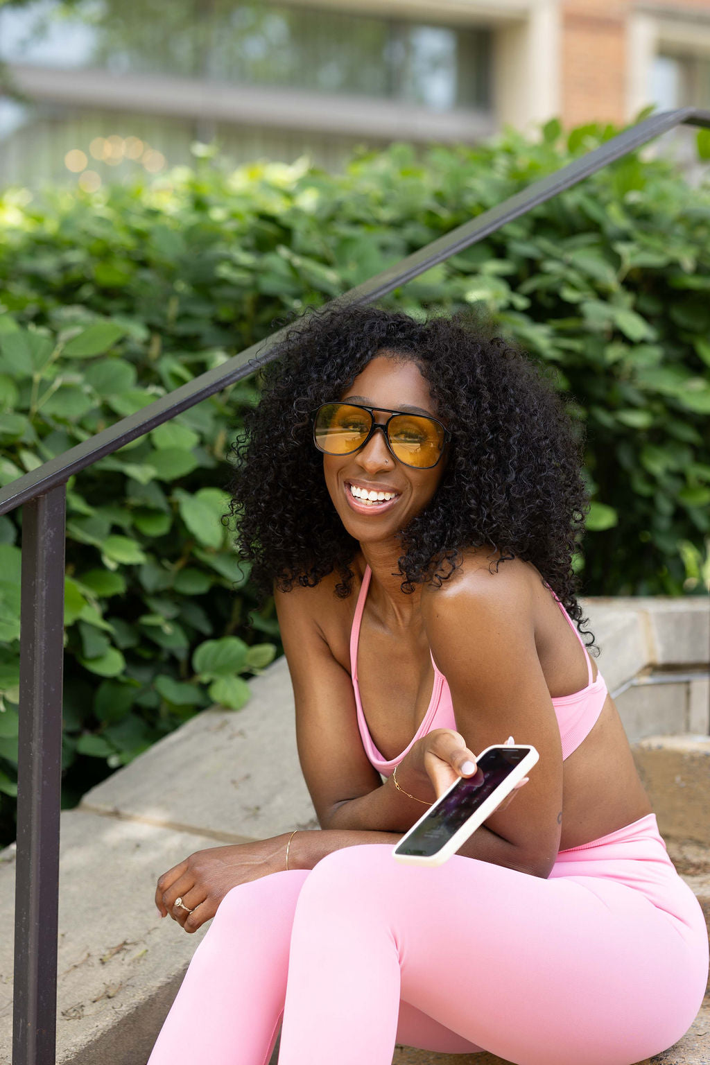 Pink activewear for women