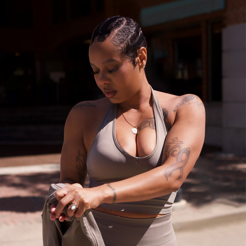 Neutral Flow Zip-Up Jacket