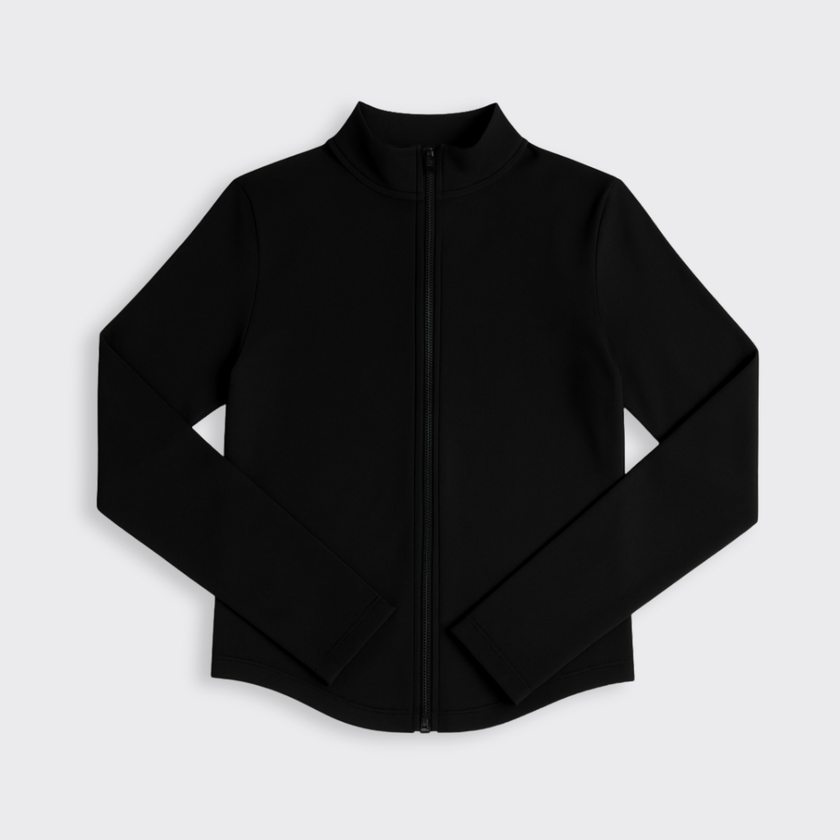 Neutral Flow Zip-Up Jacket