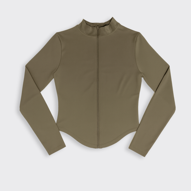 Neutral Flow Zip-Up Jacket