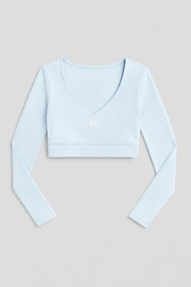 Siren Long Sleeve Crop — front view