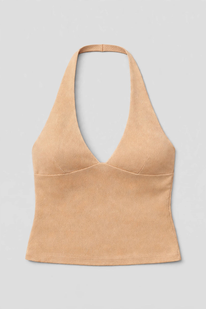 Grace Halter Top — front view