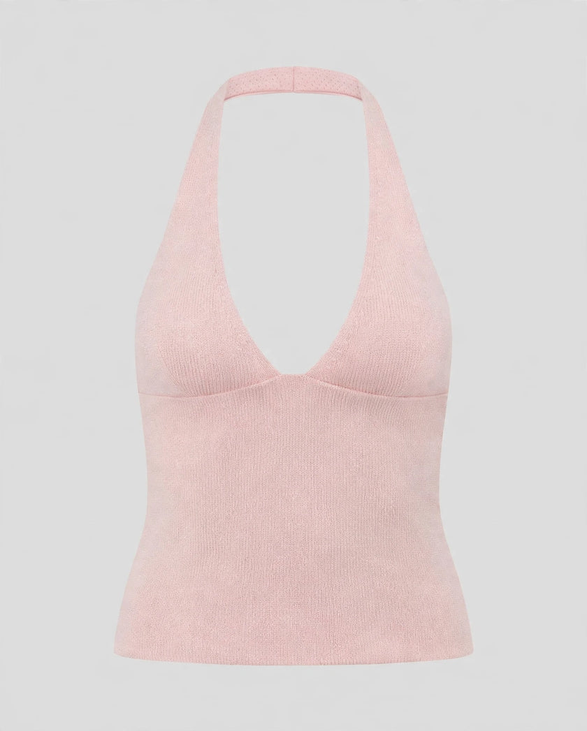 Grace Halter Top — front view
