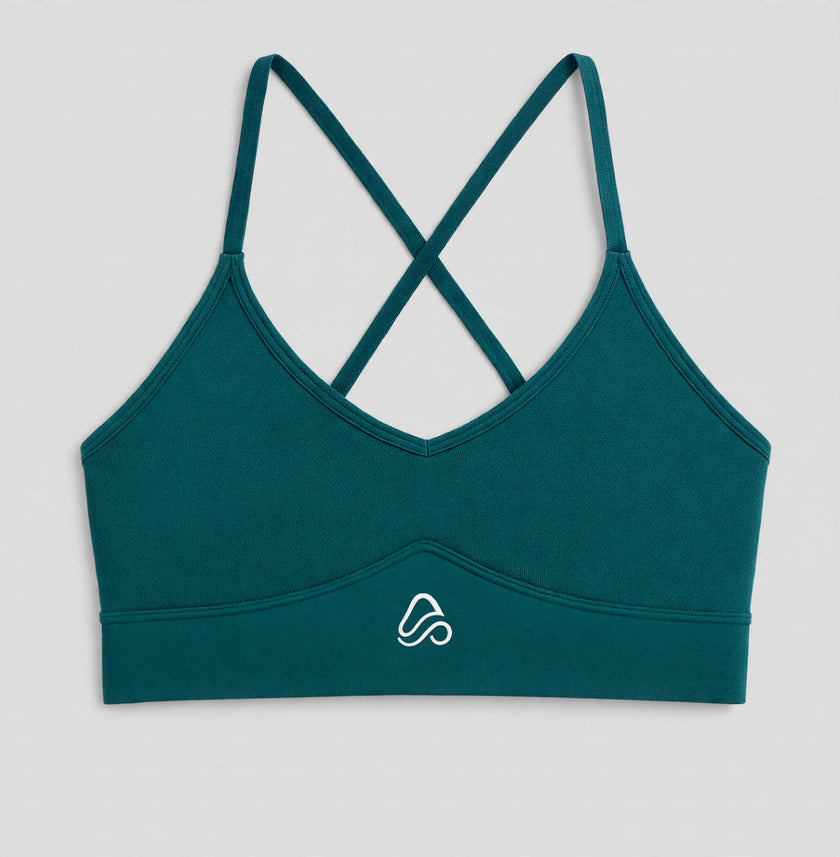 Grounded Strappy Bra — front view