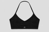 Core Halter Bra — front view