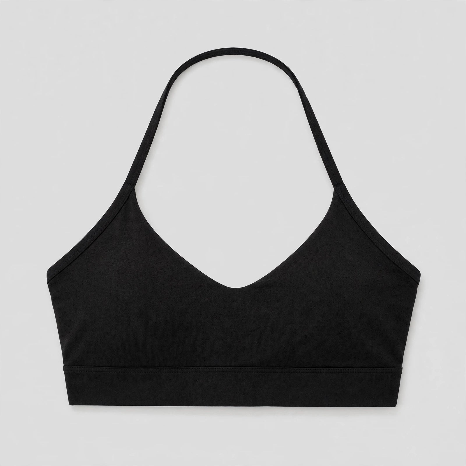 Core Halter Bra — front view