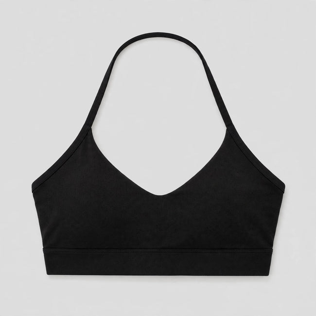 Core Halter Bra — front view