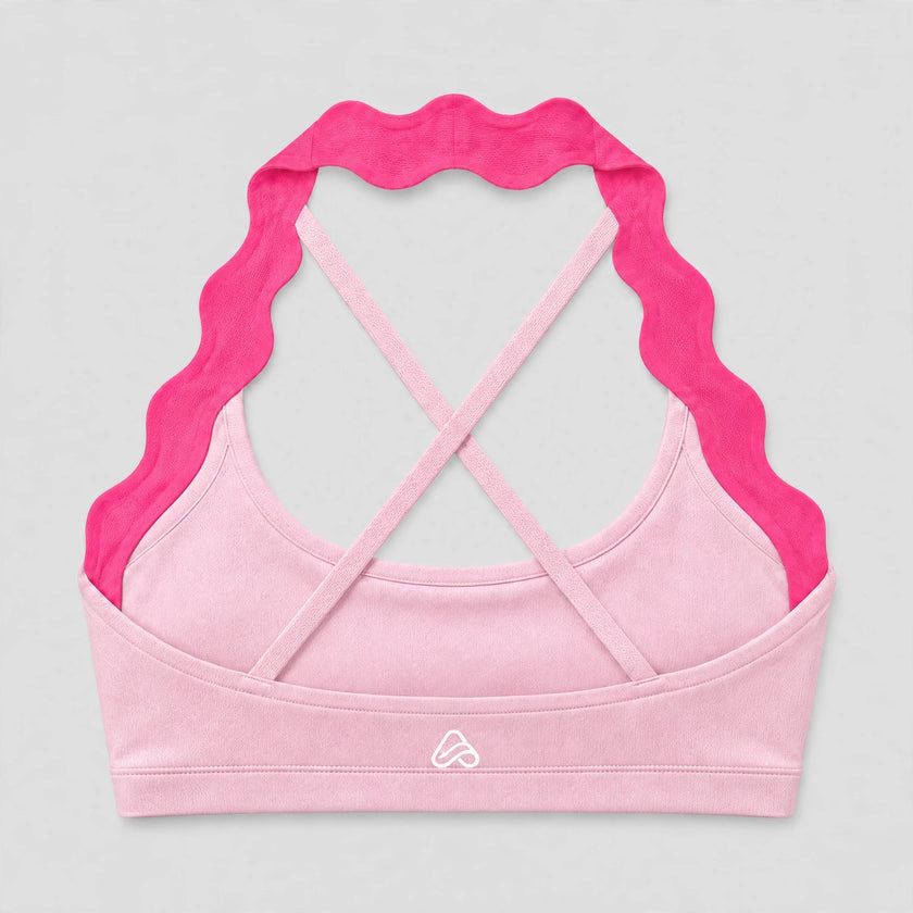 Bloom Halter Bra — front view