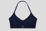 Core Halter Bra — front view