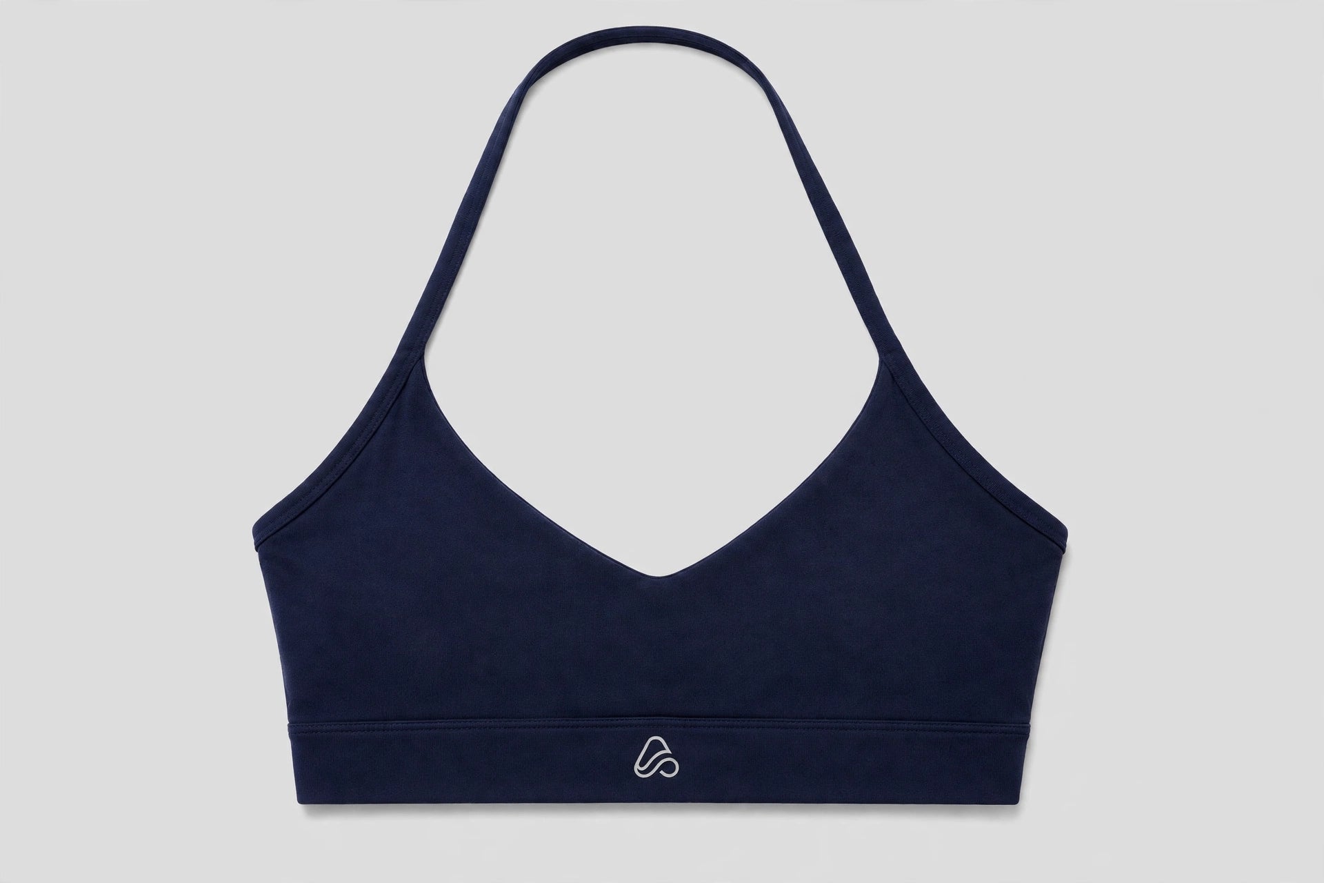 Core Halter Bra — front view